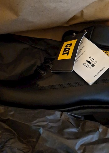 Orijinal Siyah  Cat 42 numara erkek botu - Görsel 2