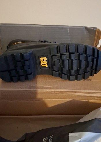 Orijinal Siyah  Cat 42 numara erkek botu - Görsel 4