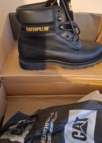 Orijinal Siyah  Cat 42 numara erkek botu - Görsel 3