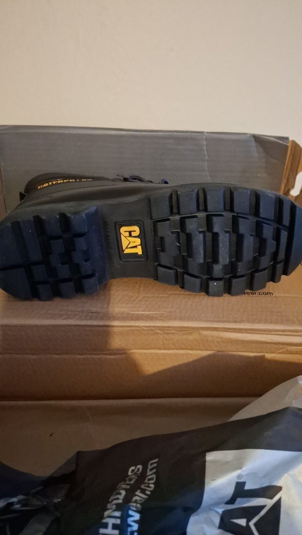 Orijinal Siyah  Cat 42 numara erkek botu - Görsel 4