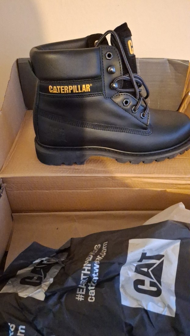 Orijinal Siyah  Cat 42 numara erkek botu - Görsel 3