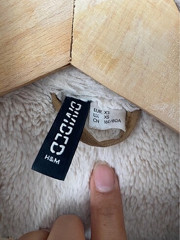 34 Beden camel Renk H&M biker mont