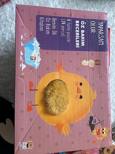 Öz bakım seti sincap kitap