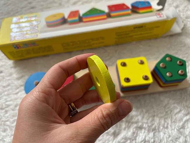  Beden Hamaha ahşap geometrik şekiller