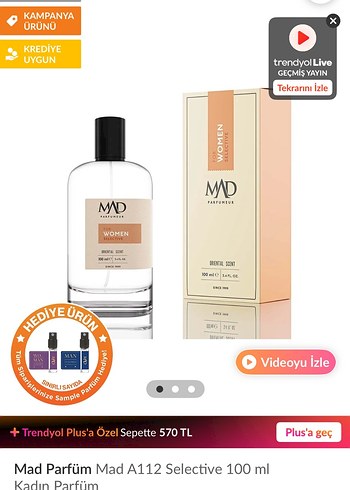 Mad Parfüm Mad A112 Selective Kadın 100 ml