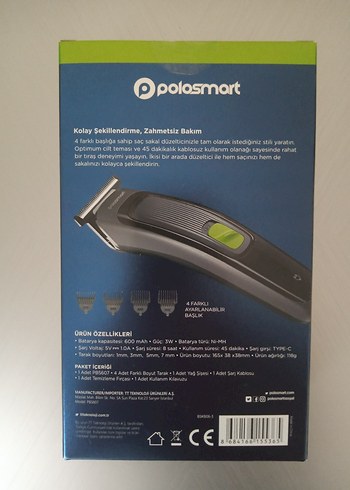 Beden Polosmart 4'ü 1 Arada Saç Sakal Düzeltici