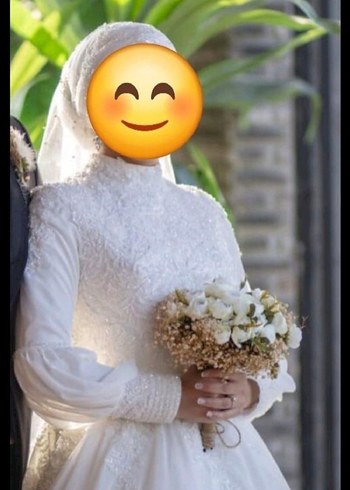 Uzun Kollu Beyaz Prenses Gelinlik - Görsel 2