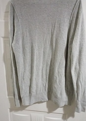 Gri Midi triko erkek Hırka - Görsel 3