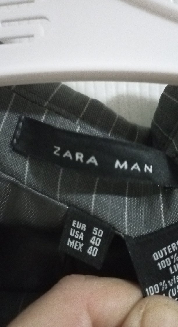 Düğmeli Gri Erkek Takım Elbise - Görsel 4