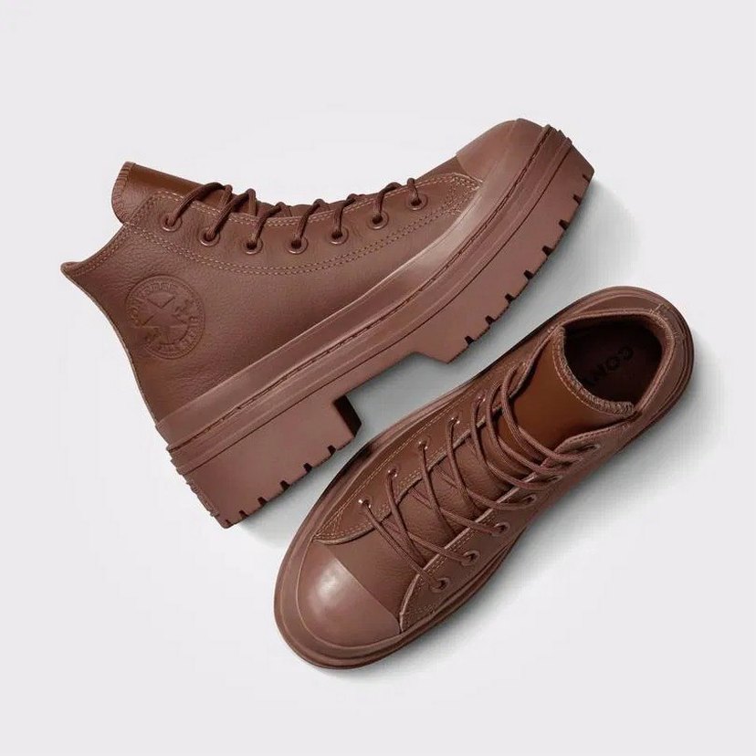 Converse Chuck Taylor All Star Lugged Heel Kahverengi Deri Bot - Görsel 4