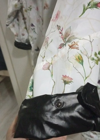 Siyah Kadın Gothic Midi Yağmurluk - Görsel 5