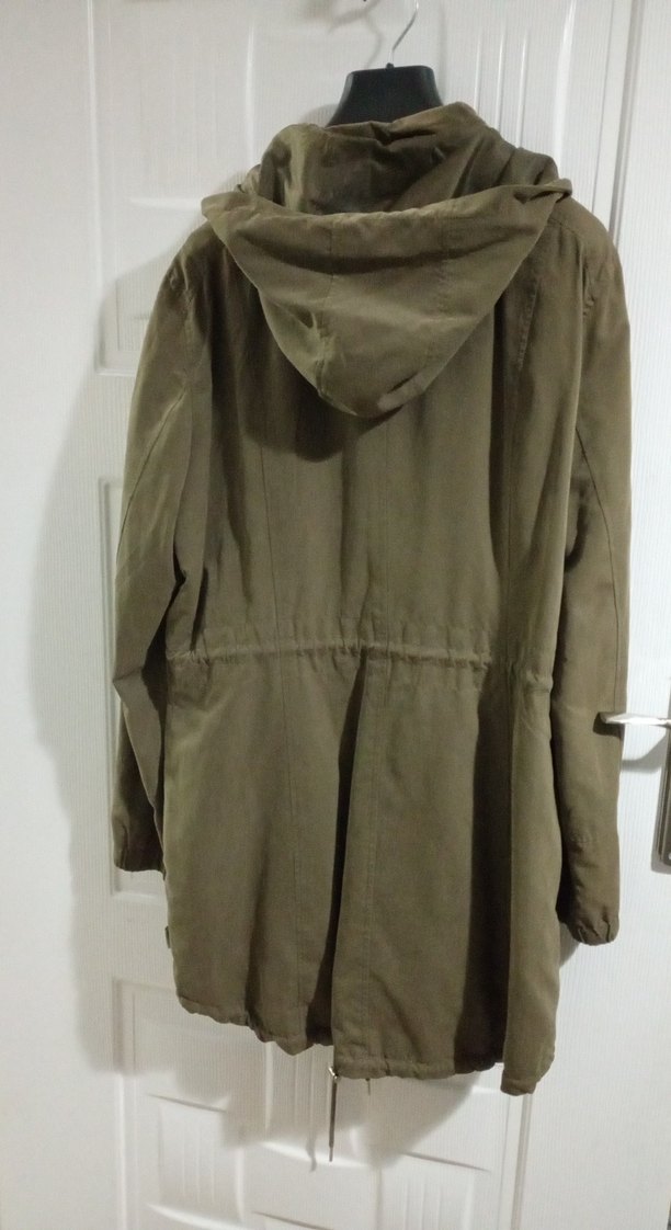 Kadın Süet Midi Kemerli Ceket - Görsel 2