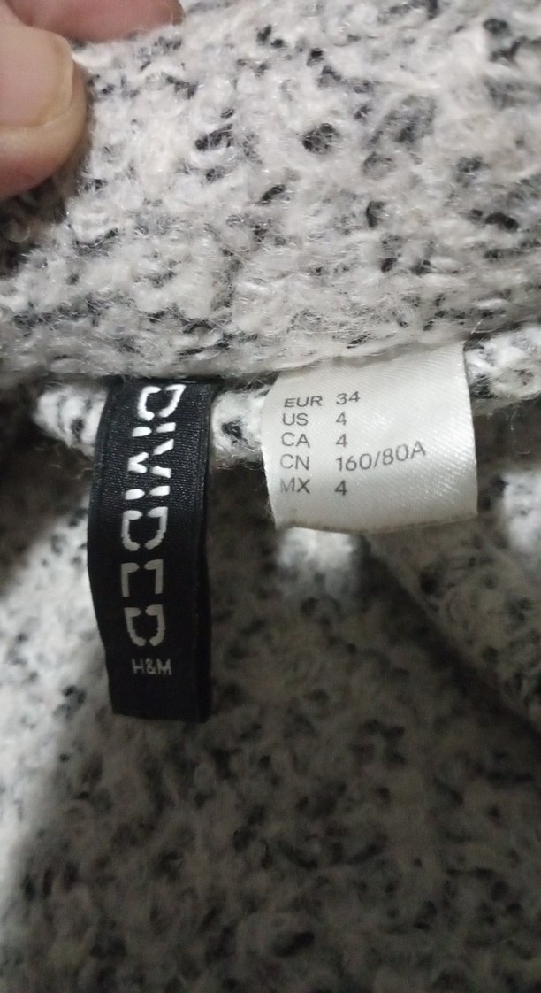 Gri Düğmeli Midi Kadın Kaban - Görsel 3