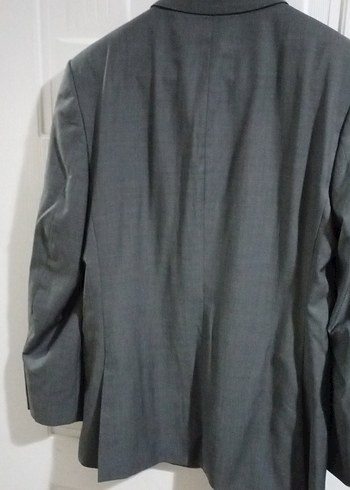 Düğmeli Gri Erkek Ceket - Görsel 3