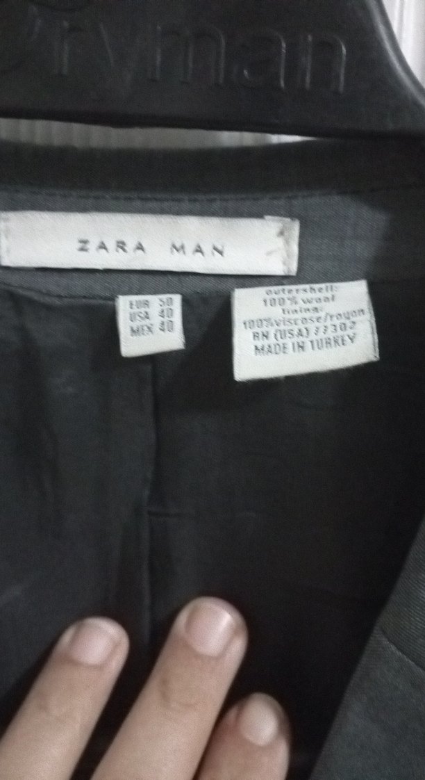 Düğmeli Gri Erkek Ceket - Görsel 2