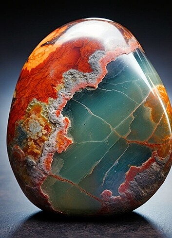 Dogal kesme akik el yapımı tesbih - Görsel 2