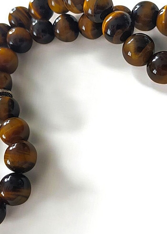 1. Sinif kaplan gözü taşı/ ozel seri koleksiyonluk tesbih - Görsel 4