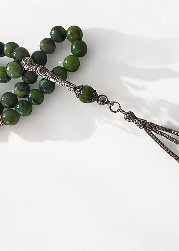 1. sınıf ozel seri kanada yesim tasi /koleksiyonluk tesbih - Görsel 3