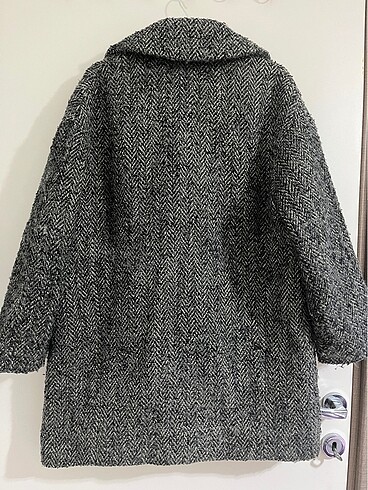 Mango Mango Koyu Kahve Oversize Pamuklu Palto