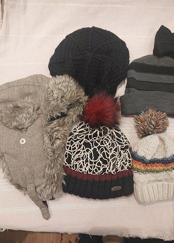 Gri Örgü Kadın Bere - Görsel 2