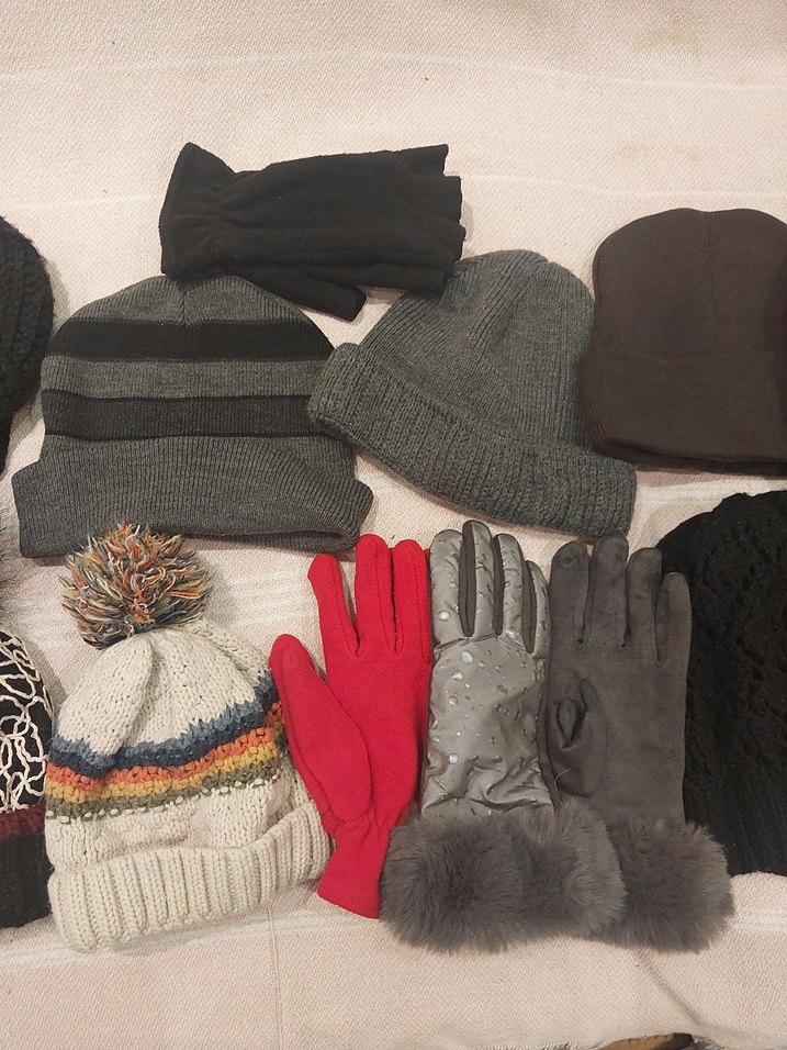 Gri Örgü Kadın Bere - Görsel 3