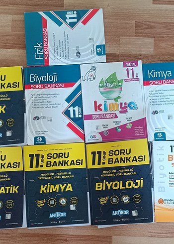 11. Sınıf Soru Bankası Seti bilgi sarmal antikor