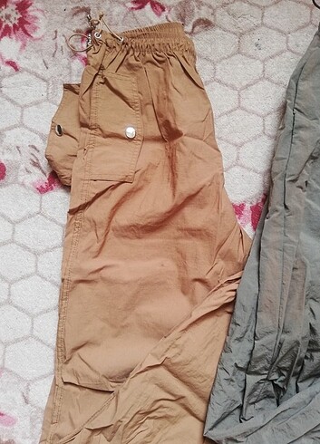 s Beden çeşitli Renk 2li paraşüt pantolon