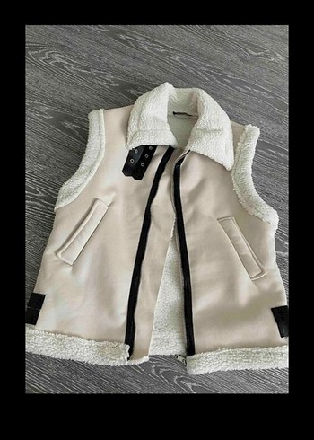 Kürklü Kadın Yelek - Görsel 4