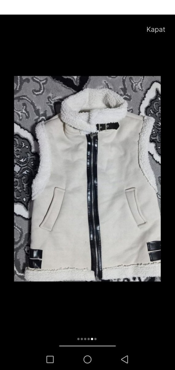 Kürklü Kadın Yelek - Görsel 5