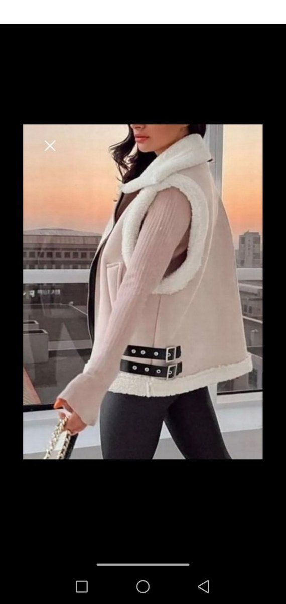 Kürklü Kadın Yelek - Görsel 3