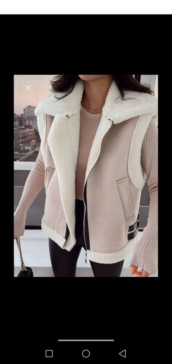 Kürklü Kadın Yelek - Görsel 2