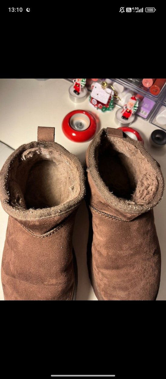 Kahverengi Kadın Süet Dolgu Topuklu Bot - Görsel 3