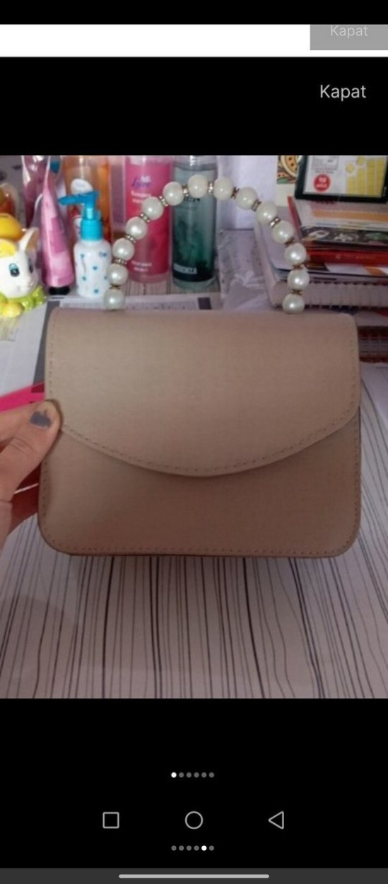 Modern Klasik Kahverengi Deri Kadın Çantası - Görsel 5