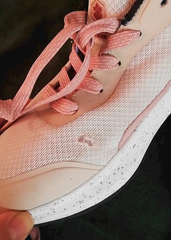 Pembe Bağcıklı Platform Spor Ayakkabı - Görsel 7