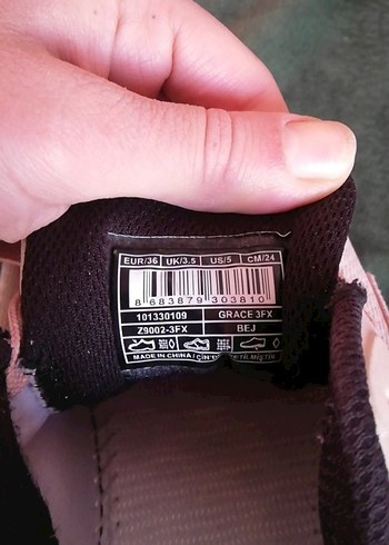 Pembe Bağcıklı Platform Spor Ayakkabı - Görsel 4