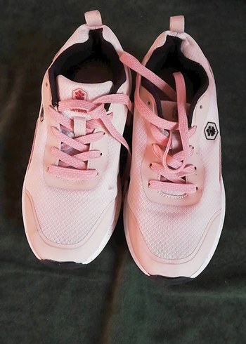 Pembe Bağcıklı Platform Spor Ayakkabı - Görsel 2