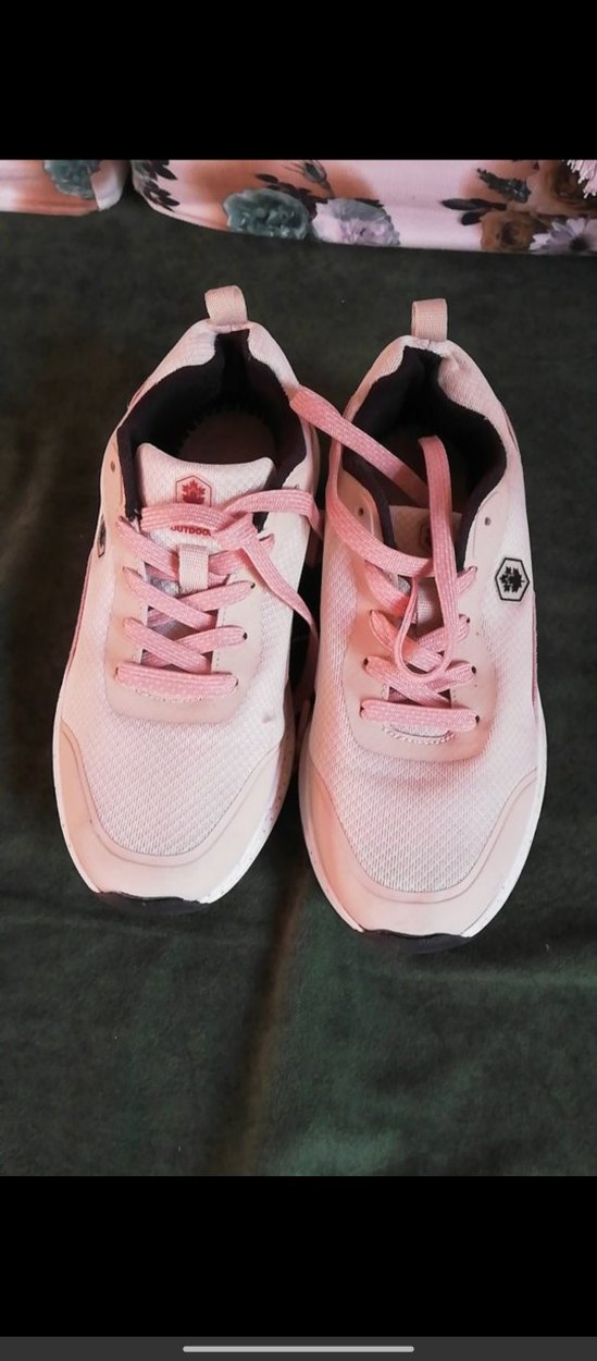 Pembe Bağcıklı Platform Spor Ayakkabı - Görsel 2