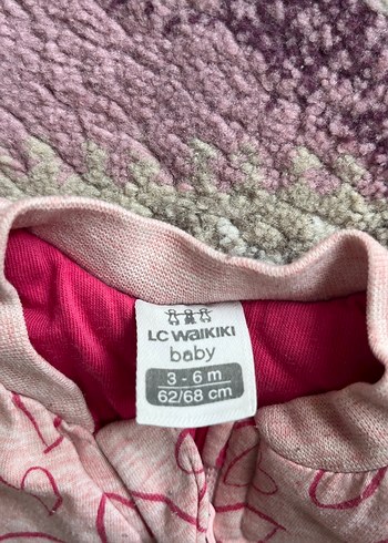 Fermuarlı Pembe Bebek Tulumu - Görsel 2