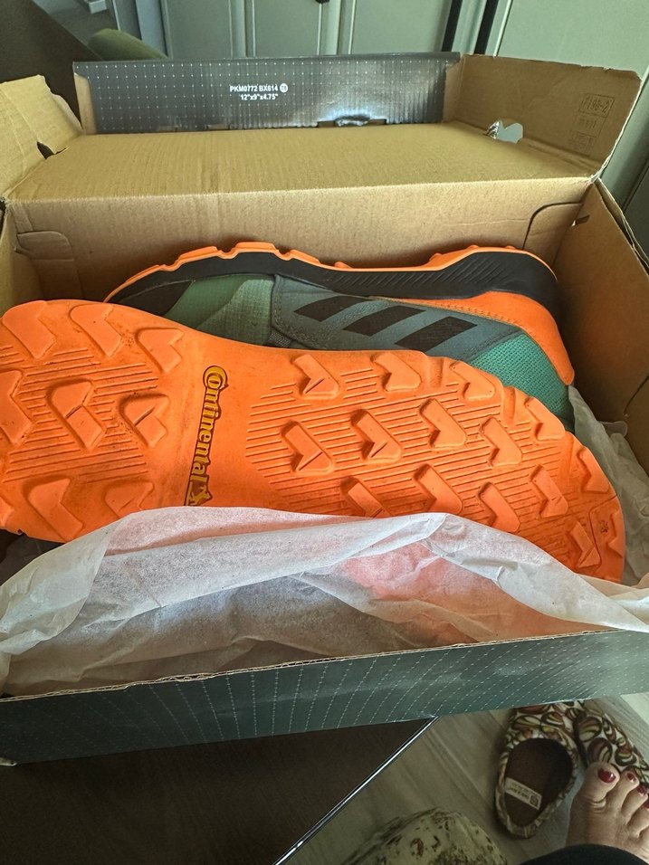 Turkuaz Turuncu Terrex Outdoor Erkek Ayakkabısı - Görsel 3