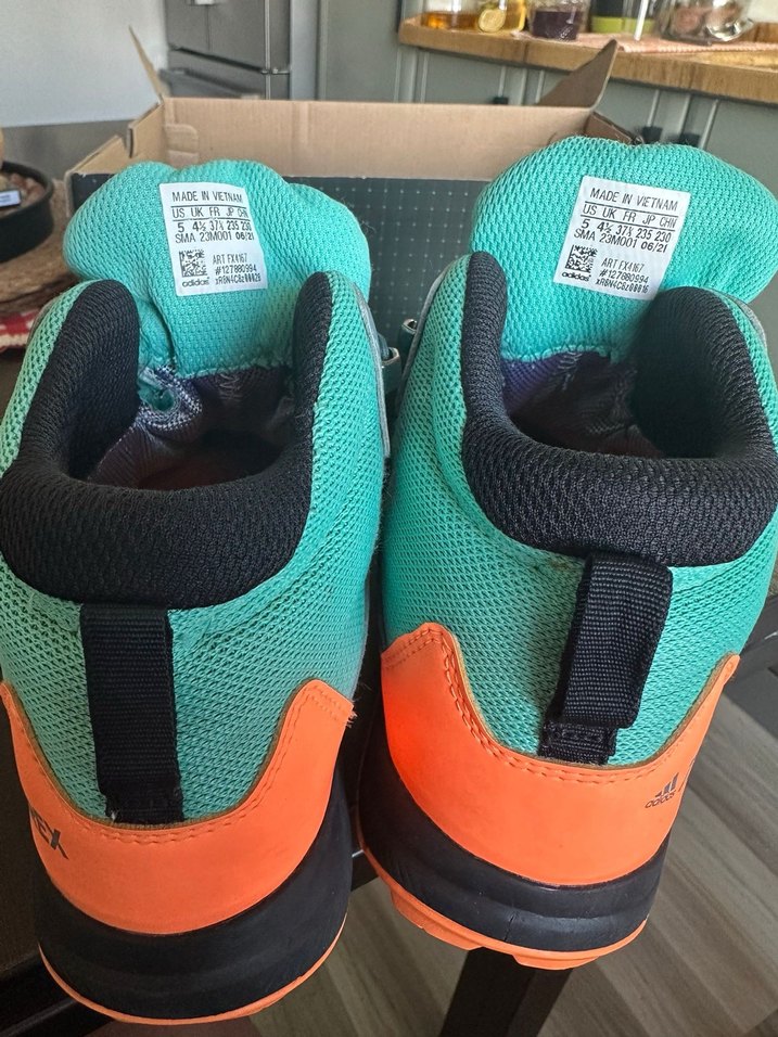 Turkuaz Turuncu Terrex Outdoor Erkek Ayakkabısı - Görsel 4