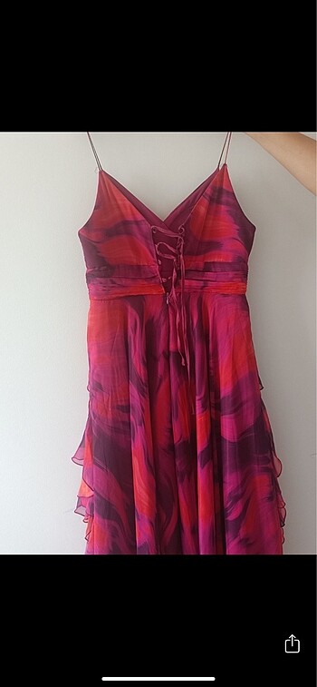 1 kere giyilmiş abiye elbise - Görsel 5