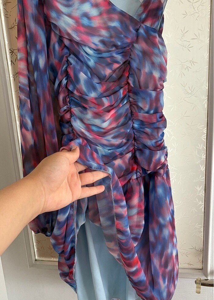 Yazlık özel günlerdede giyilebilecek şık elbise - Görsel 3