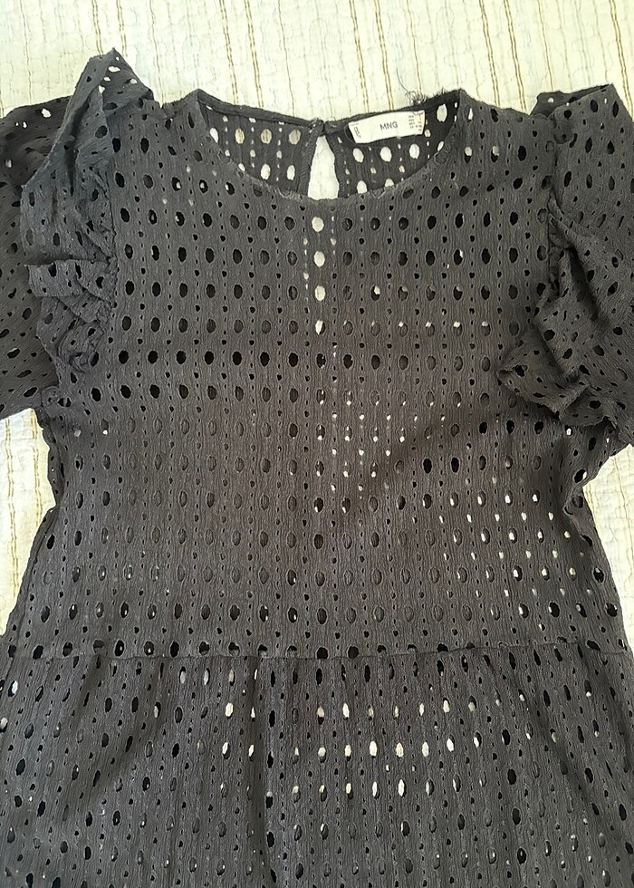 Mango file elbise - Görsel 2