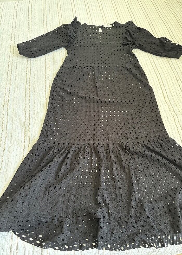 Mango file elbise - Görsel 3