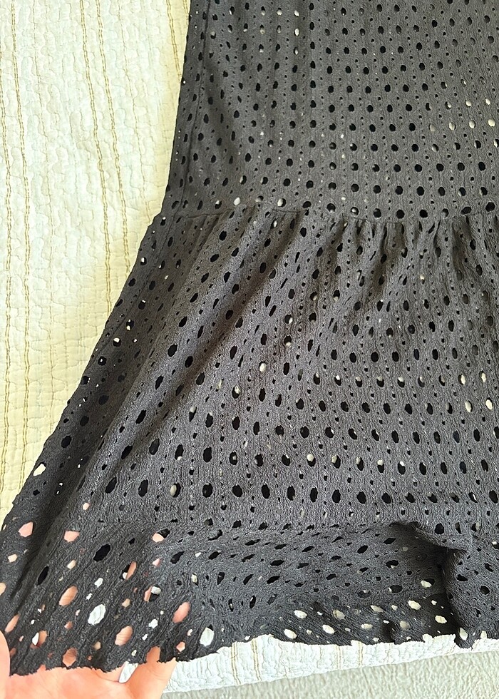 Mango file elbise - Görsel 4