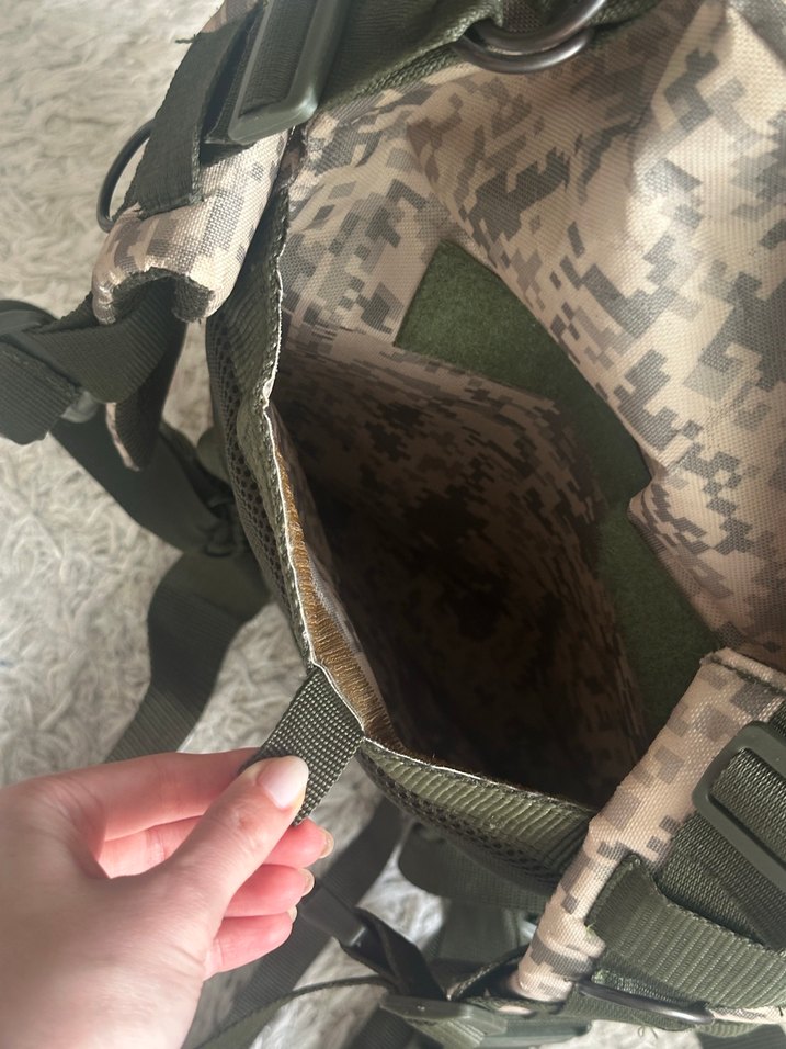 Gri Kamuflajlı Erkek Sırt Çantası - Görsel 4