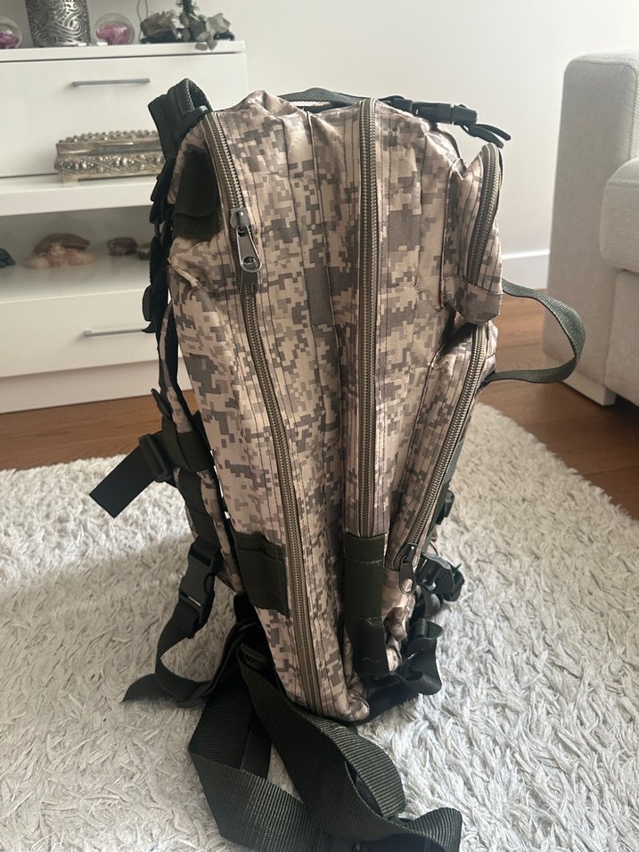 Gri Kamuflajlı Erkek Sırt Çantası - Görsel 2