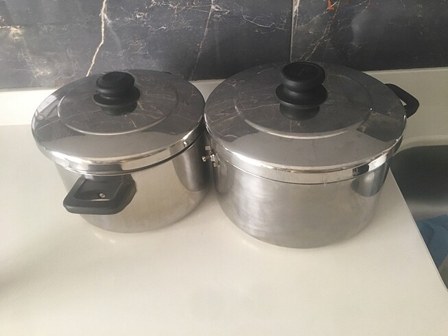 Emsan tencere en büyük iki boy 6-7 litre