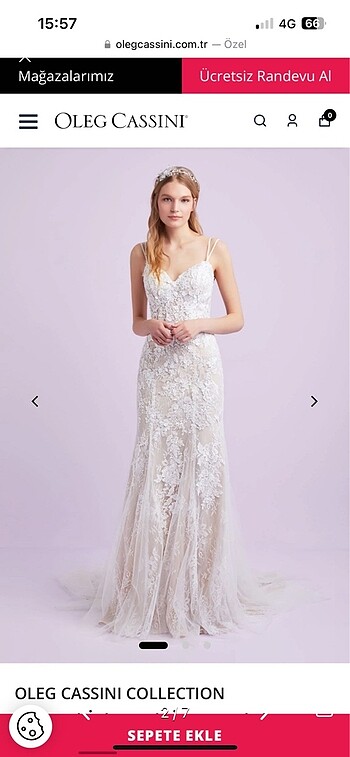 OLEG CASSINI BALIK GELİNLİK