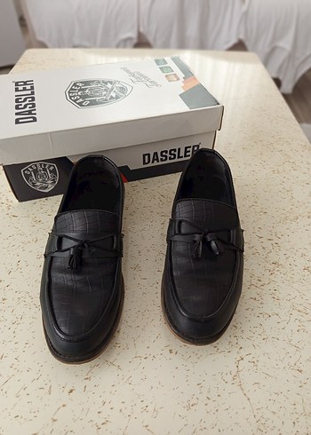 Siyah Püsküllü erkek kundura ayakkabı - Görsel 2